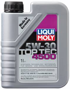 Моторное масло Liqui Moly Top Tec 4500 SAE 5w30, 1л